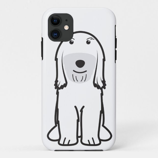 Coques Case-Mate iPhone Bande dessinée de chien de Terrier tibétain (Dos)
