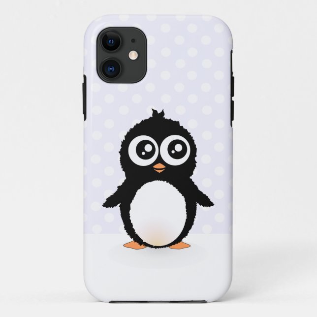 Coques Case-Mate iPhone Bande dessinée mignonne de pingouin (Dos)