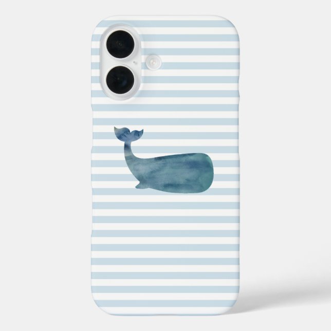 Coques Case-Mate iPhone Bande nautique de baleine (Verso)
