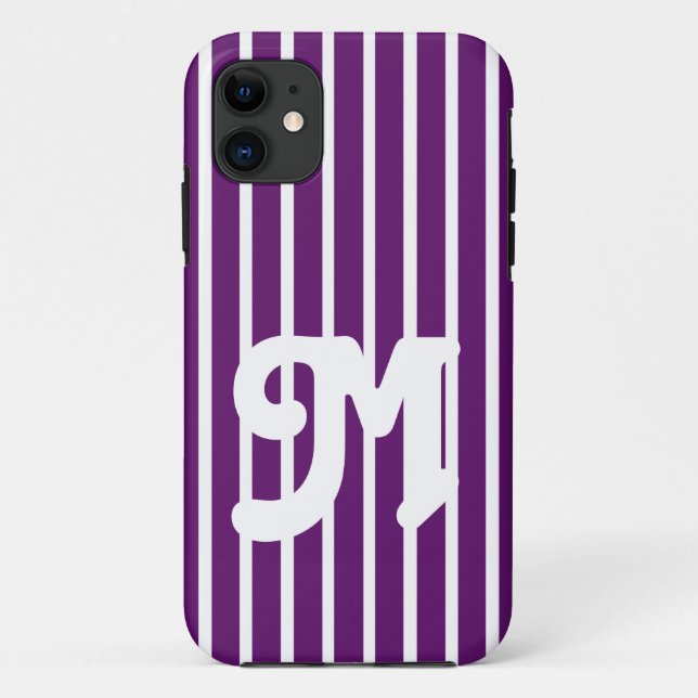 Coques Case-Mate iPhone Bande Safari Violet Africaine (Dos)