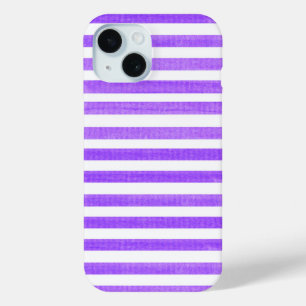 Coque Case-Mate iPhone Bande violette et blanche