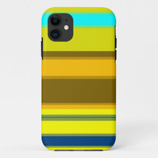 Coque Case-Mate iPhone Bandes Abstraites (Jaune, Bleu, Cyan, Olive)