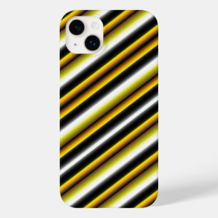 Coque Case-Mate iPhone Bandes arc-en-ciel blanc jaune