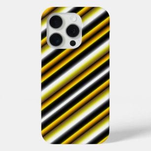 Coque Case-Mate iPhone Bandes arc-en-ciel blanc jaune