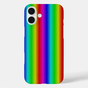 Coque Pour iPhone 16 Plus Bandes arc-en-ciel - Motif