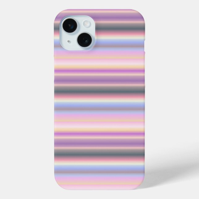 Coques Case-Mate iPhone Bandes arc-en-ciel Pastel - Motif (Verso)