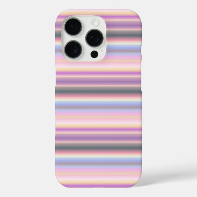 Coques Case-Mate iPhone Bandes arc-en-ciel Pastel - Motif (Verso)