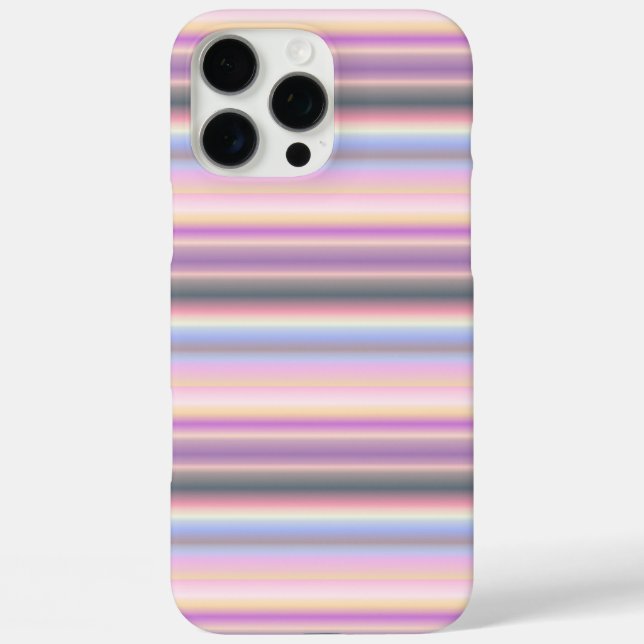 Coques Case-Mate iPhone Bandes arc-en-ciel Pastel - Motif (Verso)