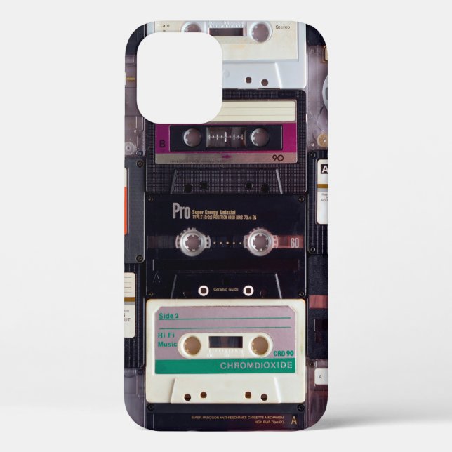 Coques Case-Mate iPhone Bandes audiocassettes analogiques (Verso)