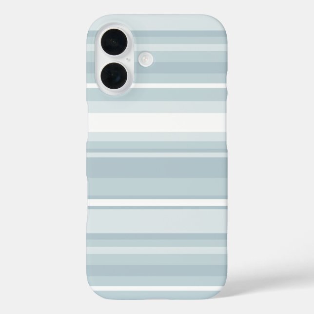 Coques Case-Mate iPhone Bandes bleu glace (Verso)
