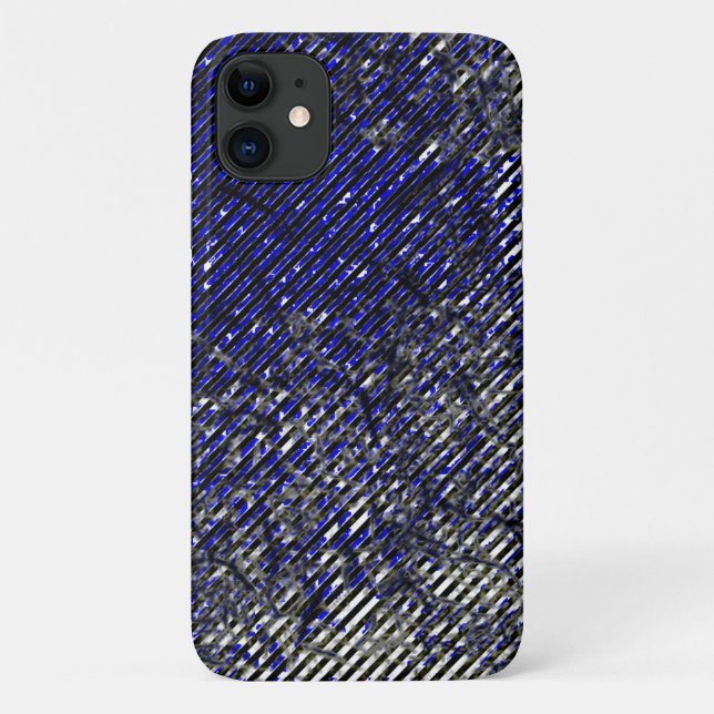Coques Case-Mate iPhone Bandes bleues peler vos couleurs (Dos)