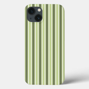 Case-Mate iPhone Case Bandes de bonbons d'olive et blanc Coque-Mate iPho