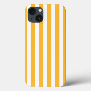 Case-Mate iPhone Case Bandes de bonbons jaune et blanc soleil Coque-Mate