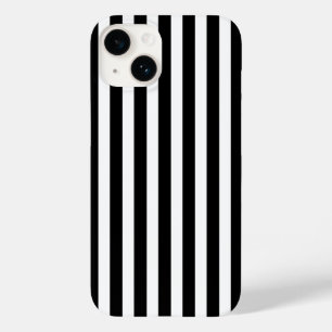 Coque Case-Mate iPhone Bandes de bonbons noir et blanc