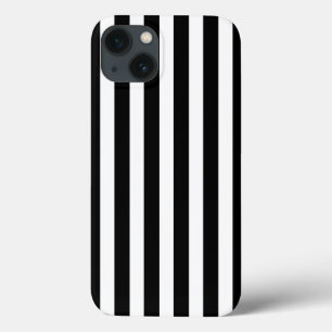 Case-Mate iPhone Case Bandes de bonbons noir et blanc Coque-Mate iPhone