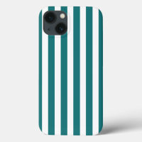 Bandes de bonbons turquoises et blanches Coque-coq