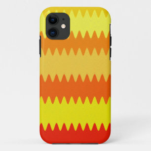 Coque Case-Mate iPhone Bandes de chevrons aux couleurs chaudes