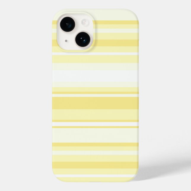 Coques Case-Mate iPhone Bandes de citron (Verso)