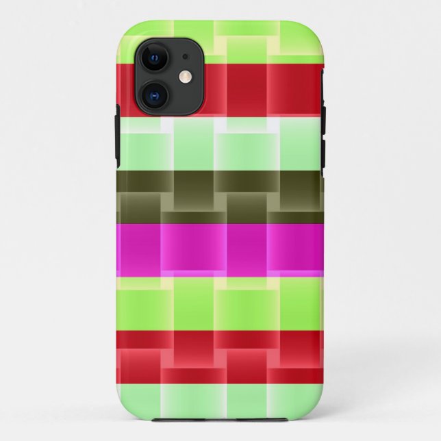 Coques Case-Mate iPhone Bandes de couleurs fraîches design moderne (Dos)