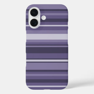 Coque Pour iPhone 16 Bandes de cuir violet