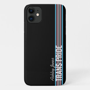 Case-Mate iPhone Case Bandes de fierté trans personnalisées LGBT sur mes