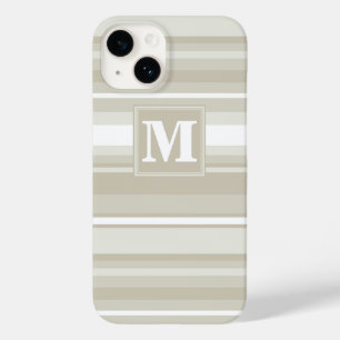 Coque Case-Mate iPhone Bandes de grès monogramme