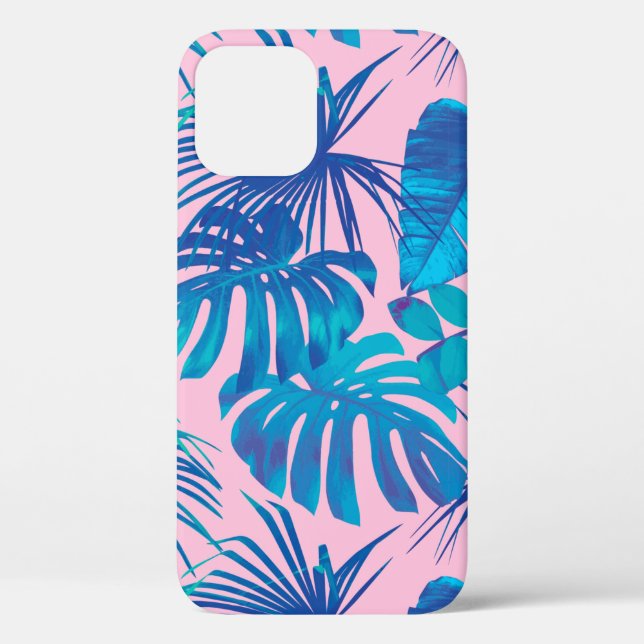 Coques Case-Mate iPhone Bandes de papier numérique tropicale étoiles (Verso)