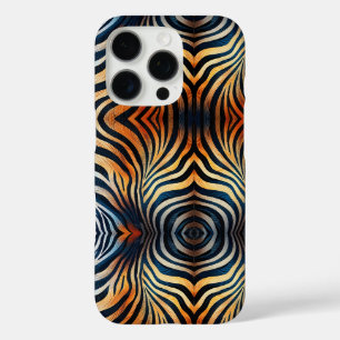 Coque iPhone 16 Pro Bandes de zèbre vibrantes personnalisées : Coloré