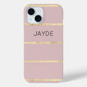 Coque Case-Mate iPhone Bandes d'huile d'or et boîtier de téléphone mobile