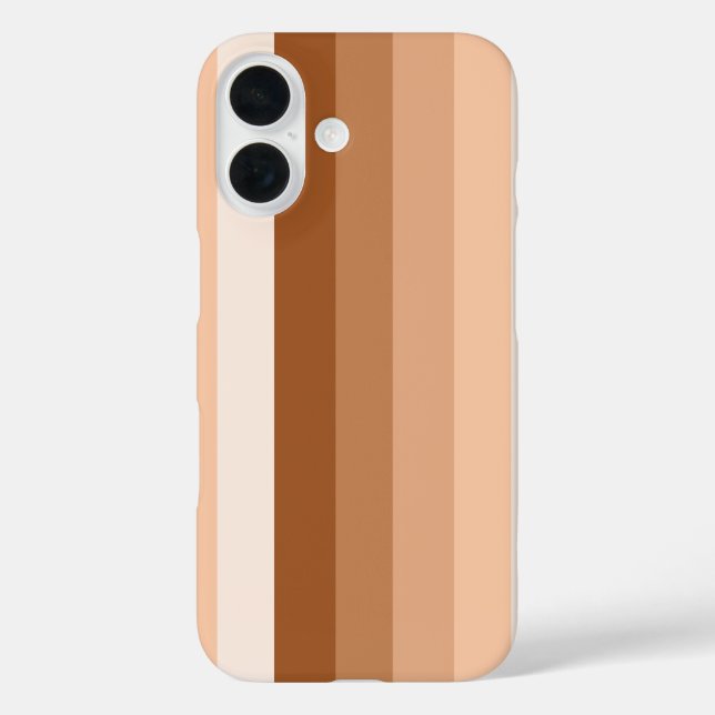 Coques Case-Mate iPhone Bandes d'ombre orange brûlées (Verso)