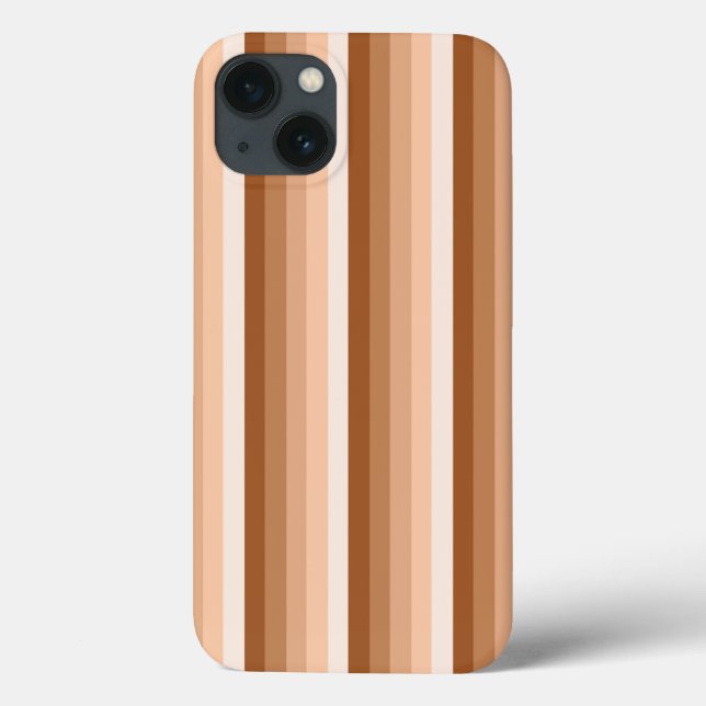 Coques Case-Mate iPhone Bandes d'ombre orange brûlées Coque-coque iphone d (Verso)