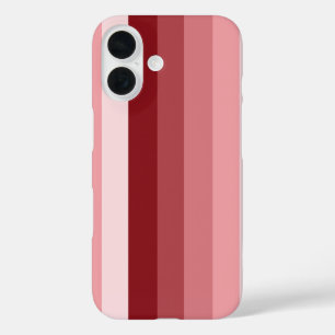 Coque Pour iPhone 16 Bandes d'ombre rouges
