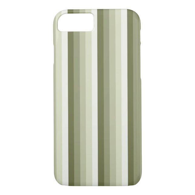 Coques Case-Mate iPhone Bandes d'ombre vert olive (Dos)