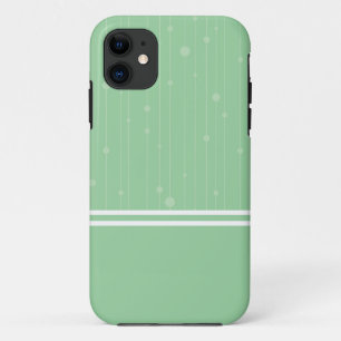 Case-Mate iPhone Case Bandes géométriques et teintes pastel vert menthe