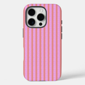 Coque iPhone 16 Pro Bandes géométriques roses