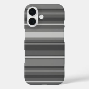Coque Pour iPhone 16 Bandes grises