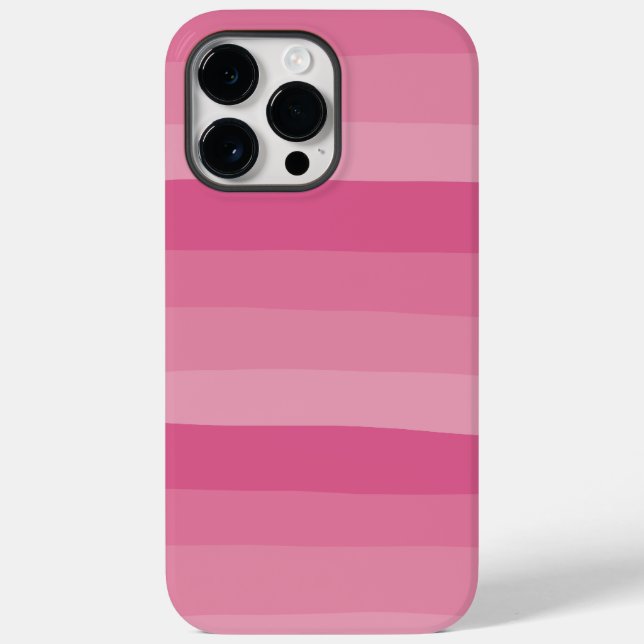 Coques Case-Mate iPhone Bandes inégales - Rose (Verso)