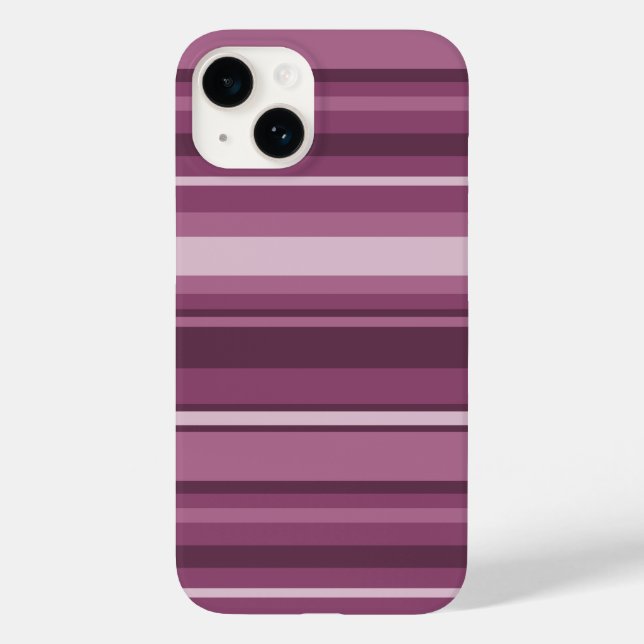 Coques Case-Mate iPhone Bandes mauves (Verso)