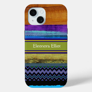 Coque Case-Mate iPhone Bandes multicolores personnalisées