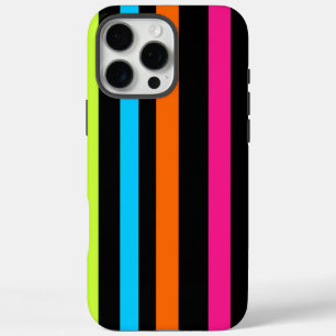 Coque iPhone 16 Pro Max Bandes néon