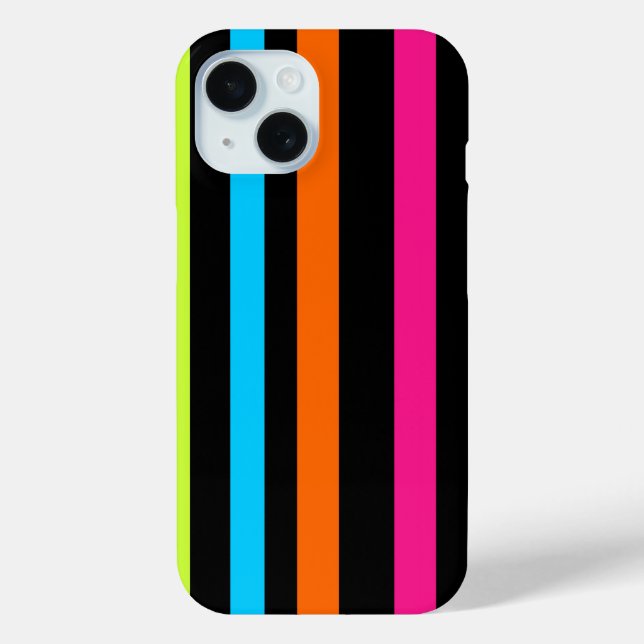 Coques Case-Mate iPhone Bandes néon (Verso)