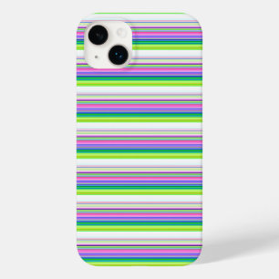 Coque Case-Mate iPhone Bandes néon colorées chaudes