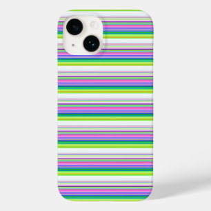 Coque Case-Mate iPhone Bandes néon colorées chaudes