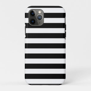 Coque Case-Mate Pour iPhone Bandes noires et blanches