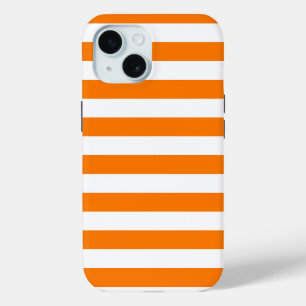 Coque Case-Mate iPhone Bandes orange et blanches de sécurité