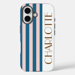 Coque Pour iPhone 16 Bandes sylées de couleur moderne et tendance color