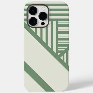 Coque Case-Mate iPhone Bandes triangulaires en vert