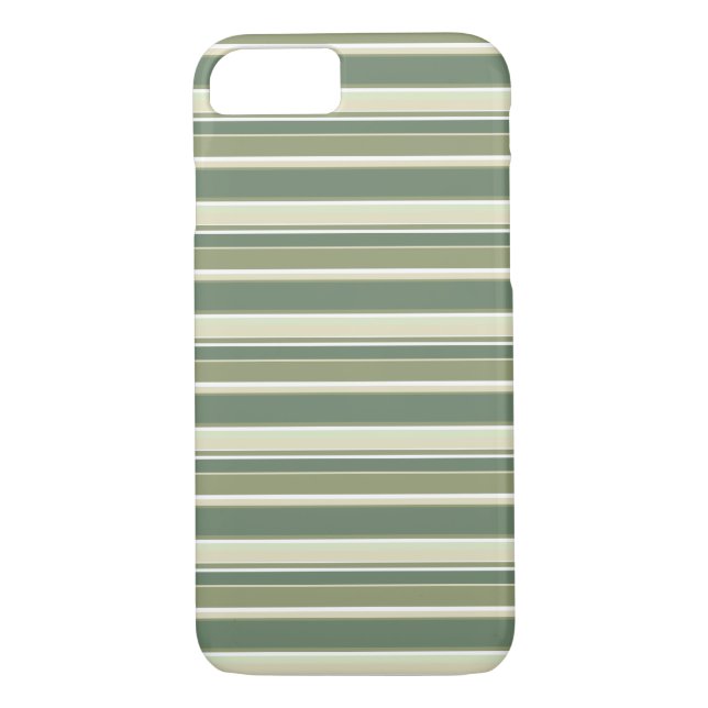 Coques Case-Mate iPhone Bandes vert olive (Dos)