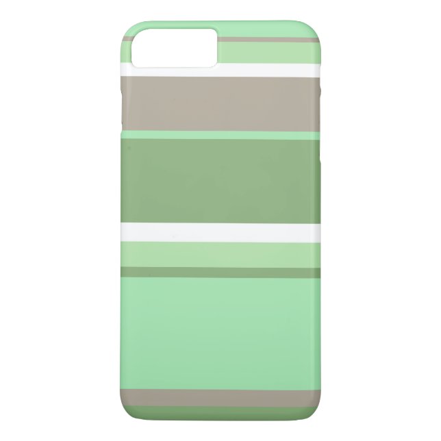 Coques Case-Mate iPhone Bandes vert pâle (Dos)
