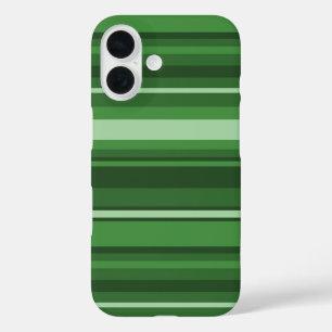 Coque Pour iPhone 16 Bandes vertes